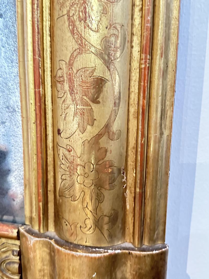Miroir à encastrer italien - Circa 1850 en vente 1