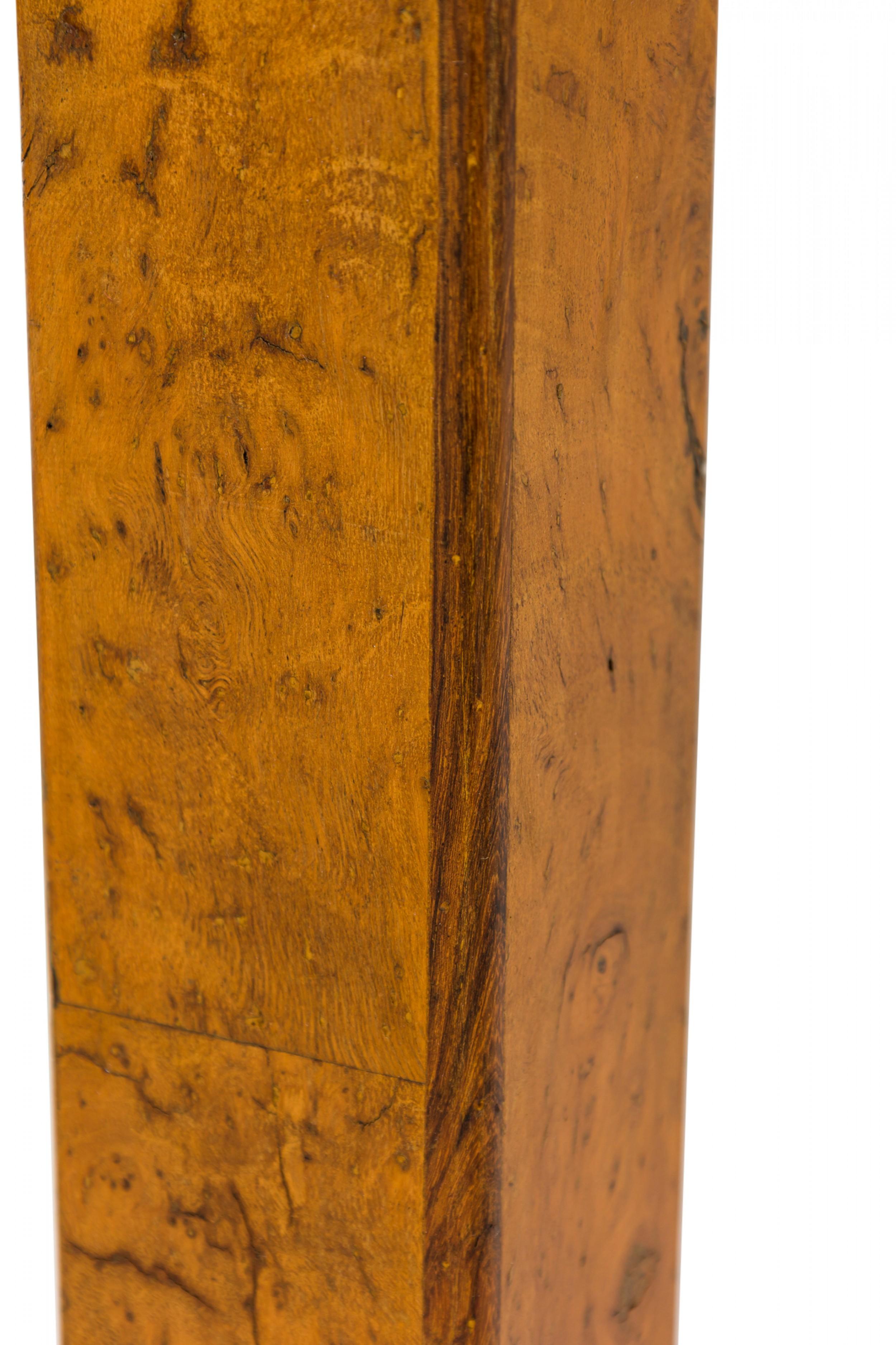 Italian Oyster Burl Square End / Side Table For Sale 3
