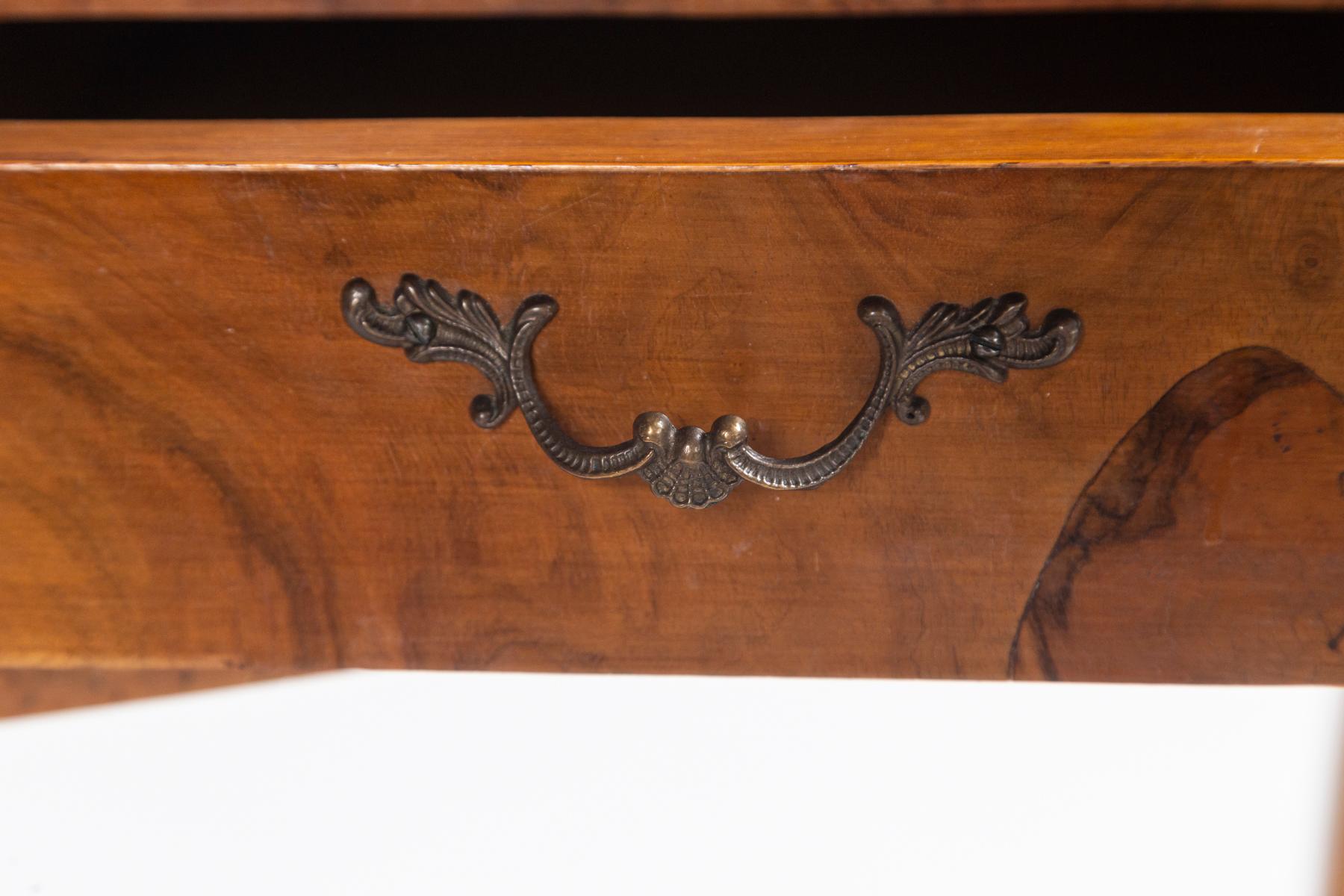 Italian Oyster Burlwood Console Table, 20th Century 6