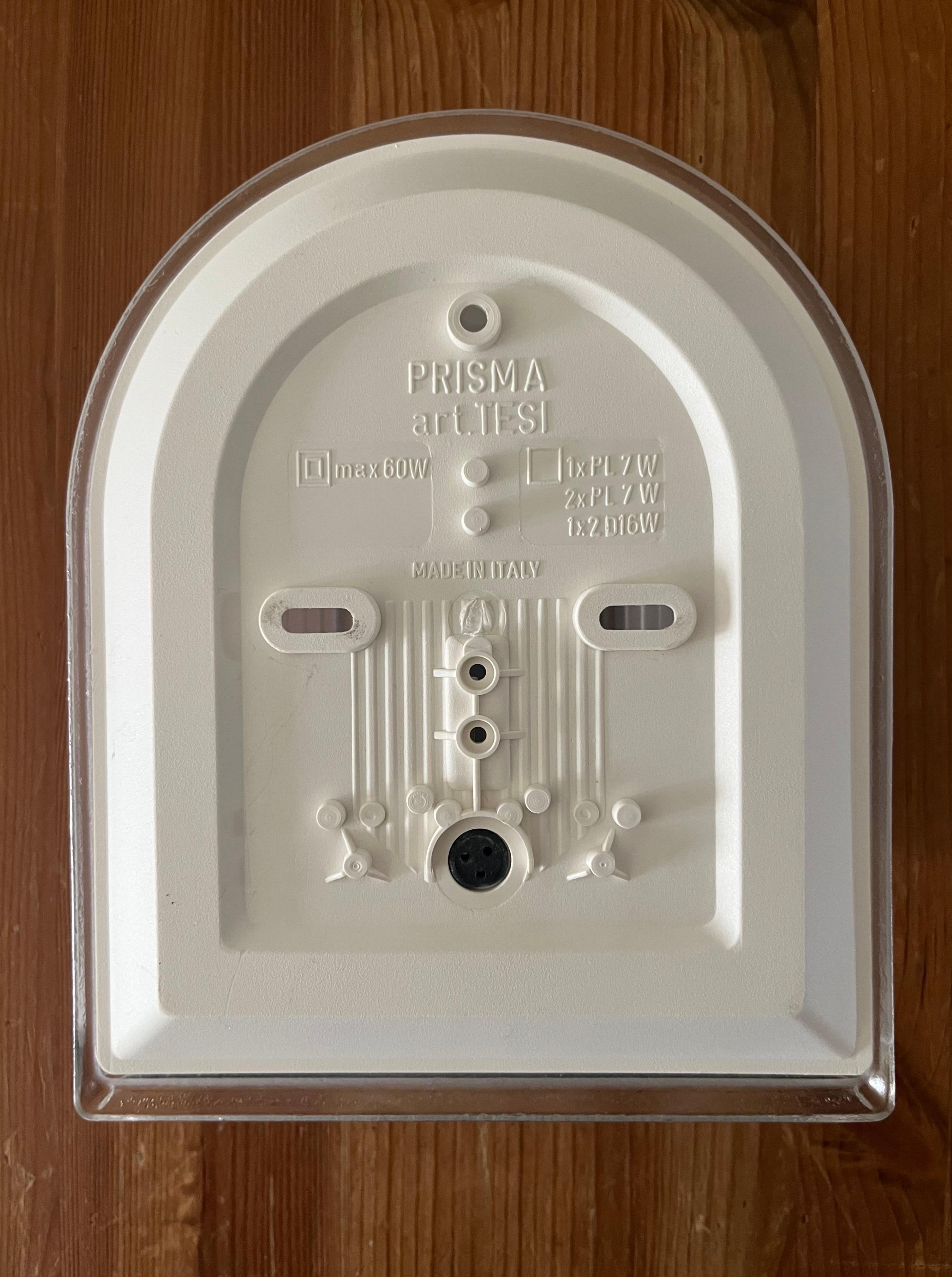 Coppia di applique bianche 