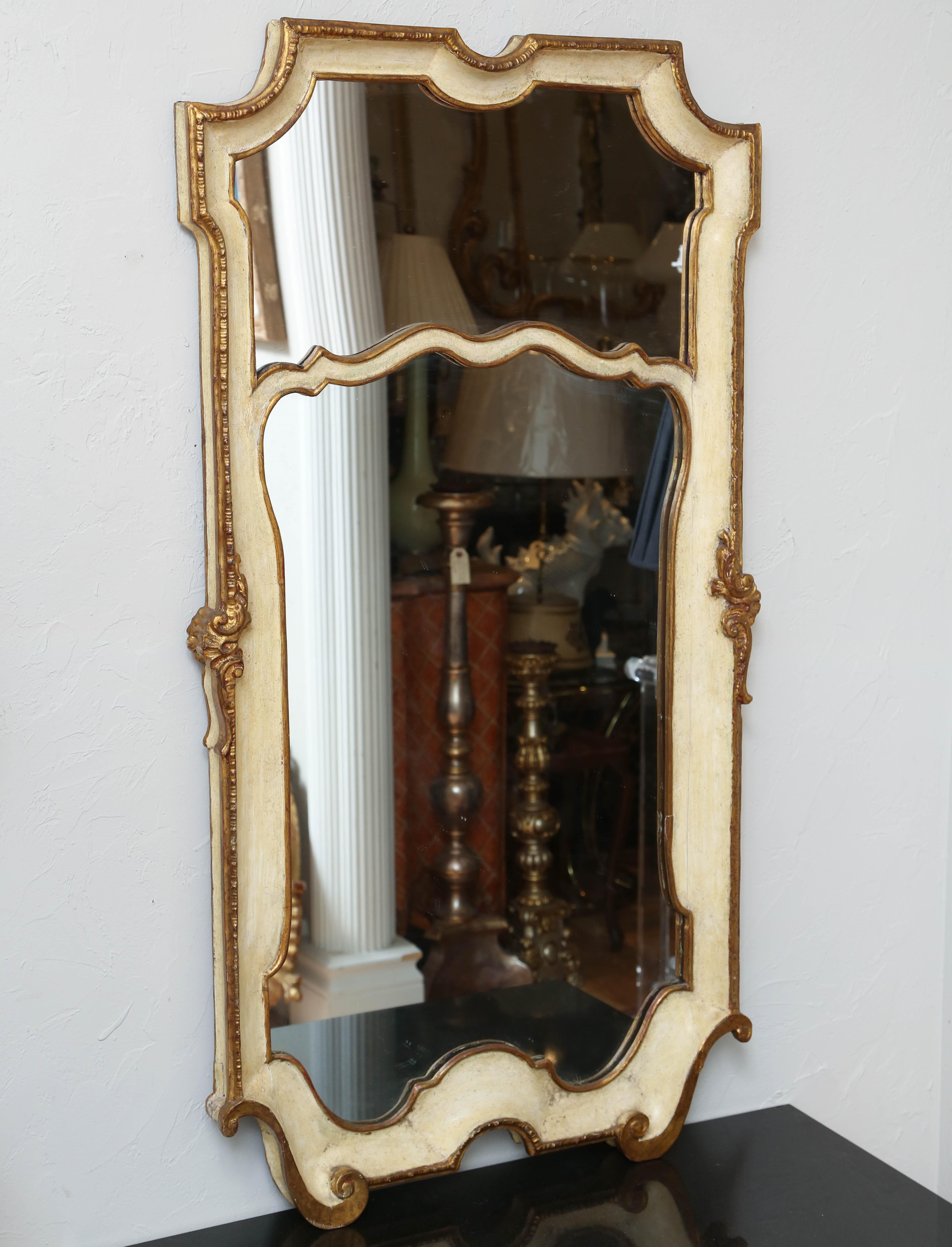 Italian Painted and Gilded Mirror by Palladio 1