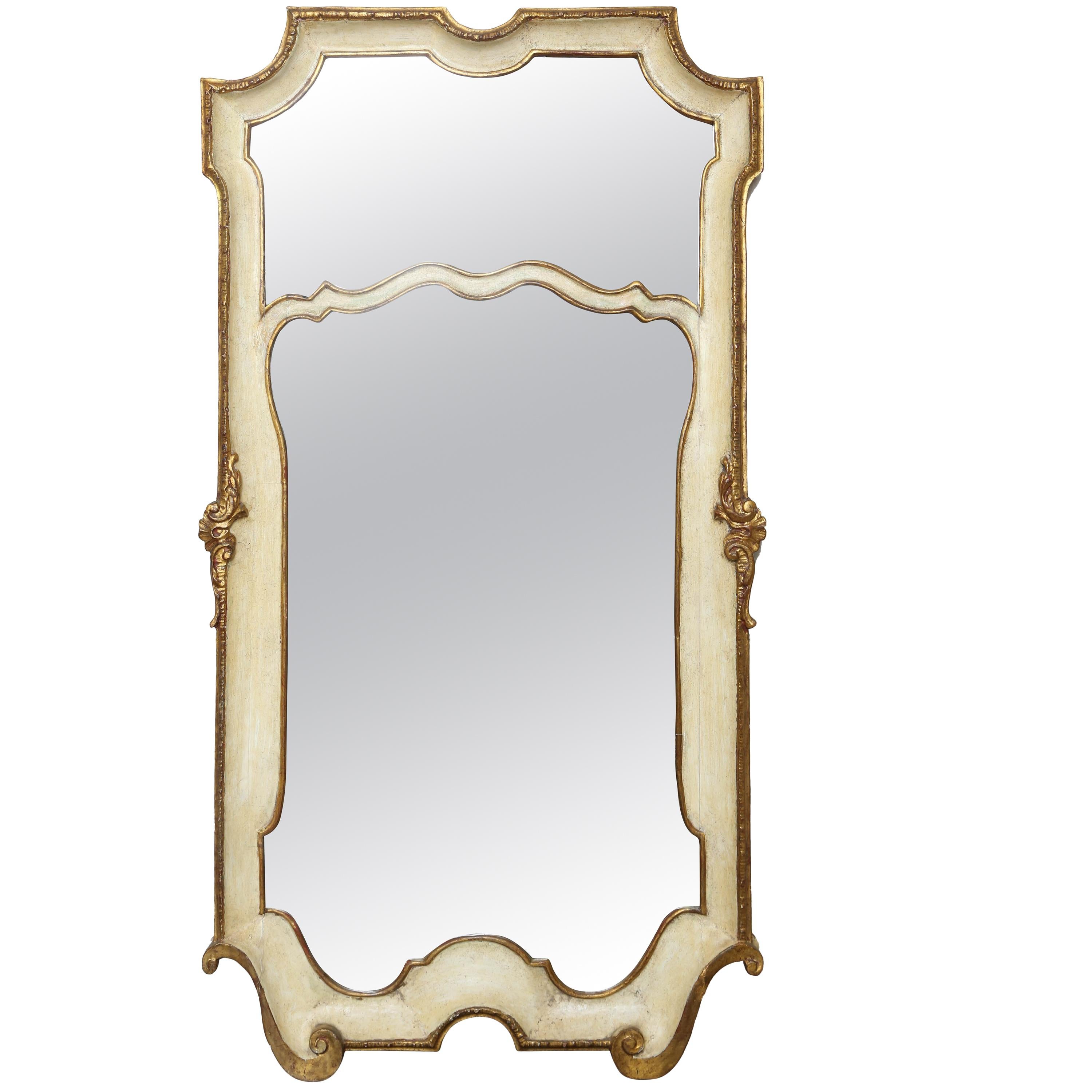 Italian Painted and Gilded Mirror by Palladio