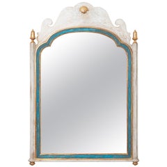 Italian Painted and Gilded Mirror