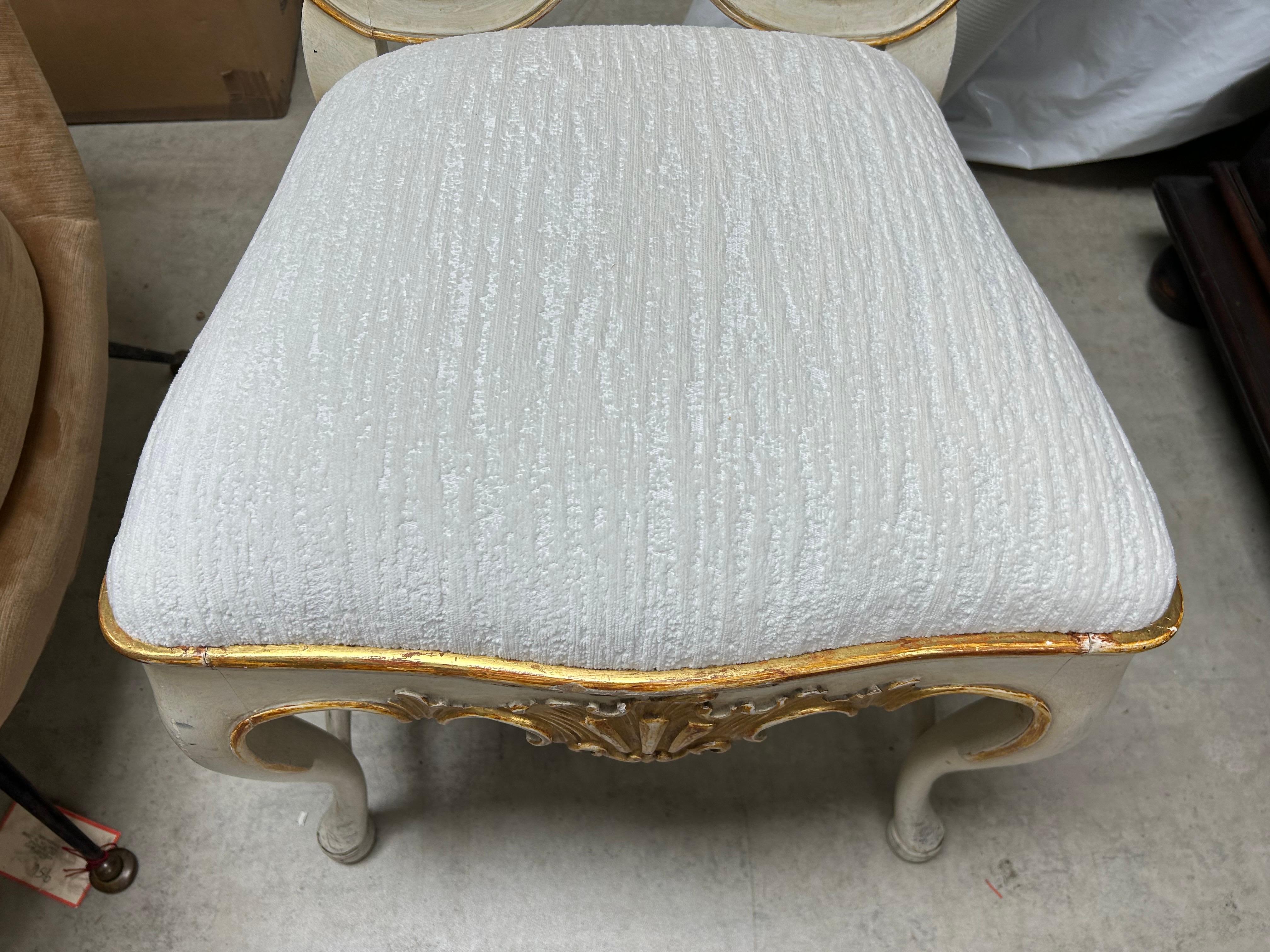 Louis XV Italian Painted And Gilt Chair For Sale