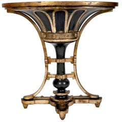 Italian Painted and Gilt Consoles with Planter, circa 1880