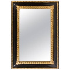 Italian Painted and Gilt Mirror, 19th Century