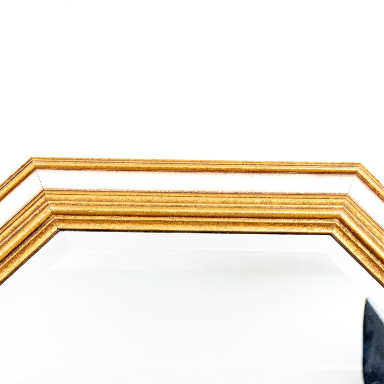 Mid-20th Century Italian Painted and Gilt Mirror For Sale