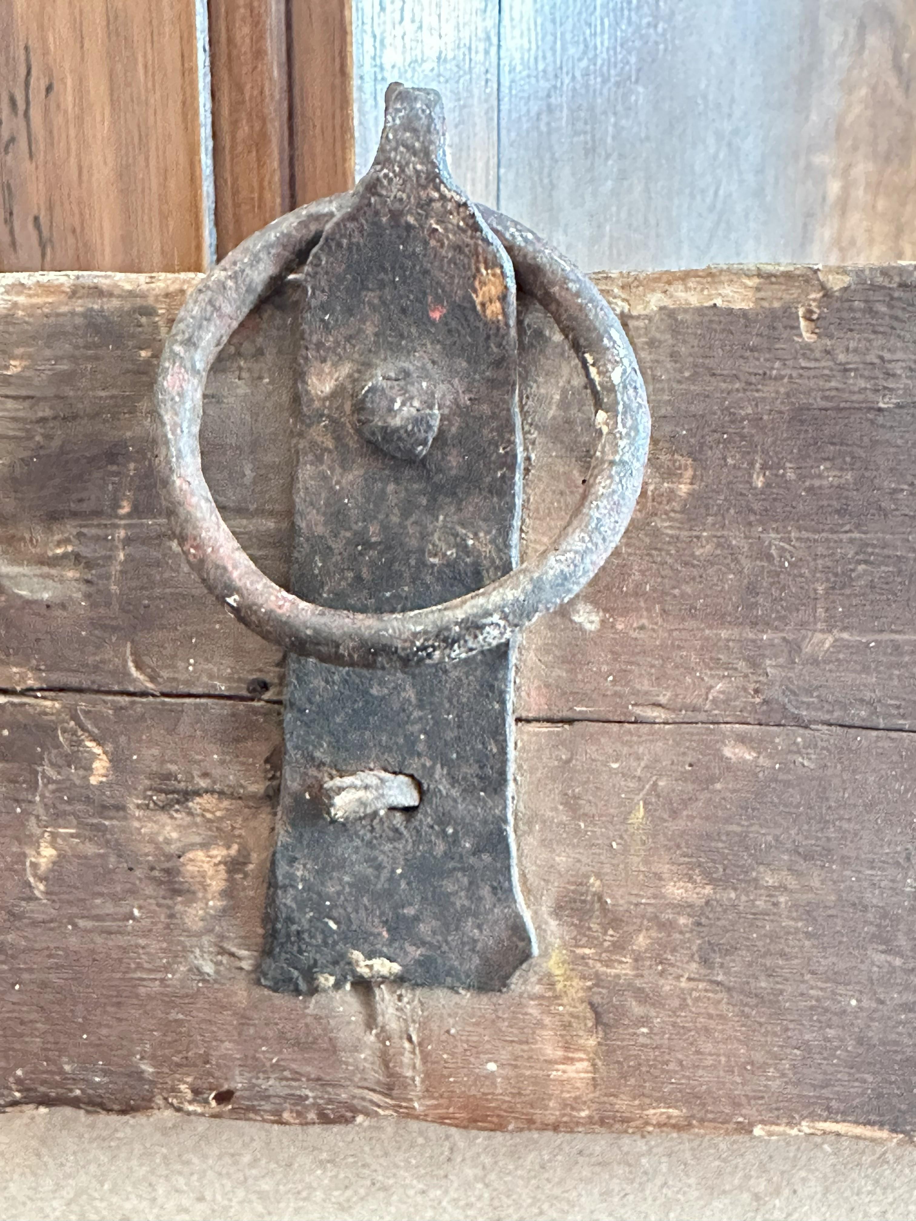 Specchio italiano dipinto e in legno dorato - CIRCA 1700 in vendita 2