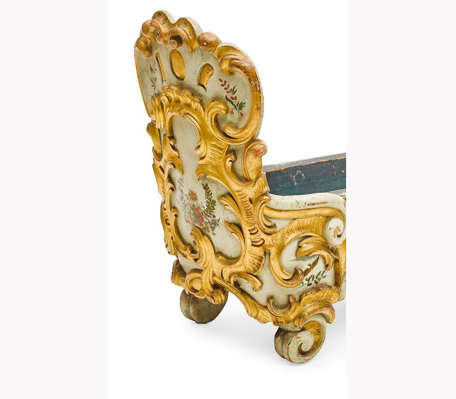 Italian Painted and Parcel-Gilt Planter, 19th Century For Sale 5
