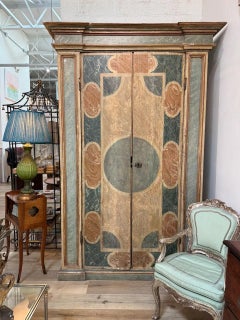 Italian painted armoire, Tuscany 18th Century