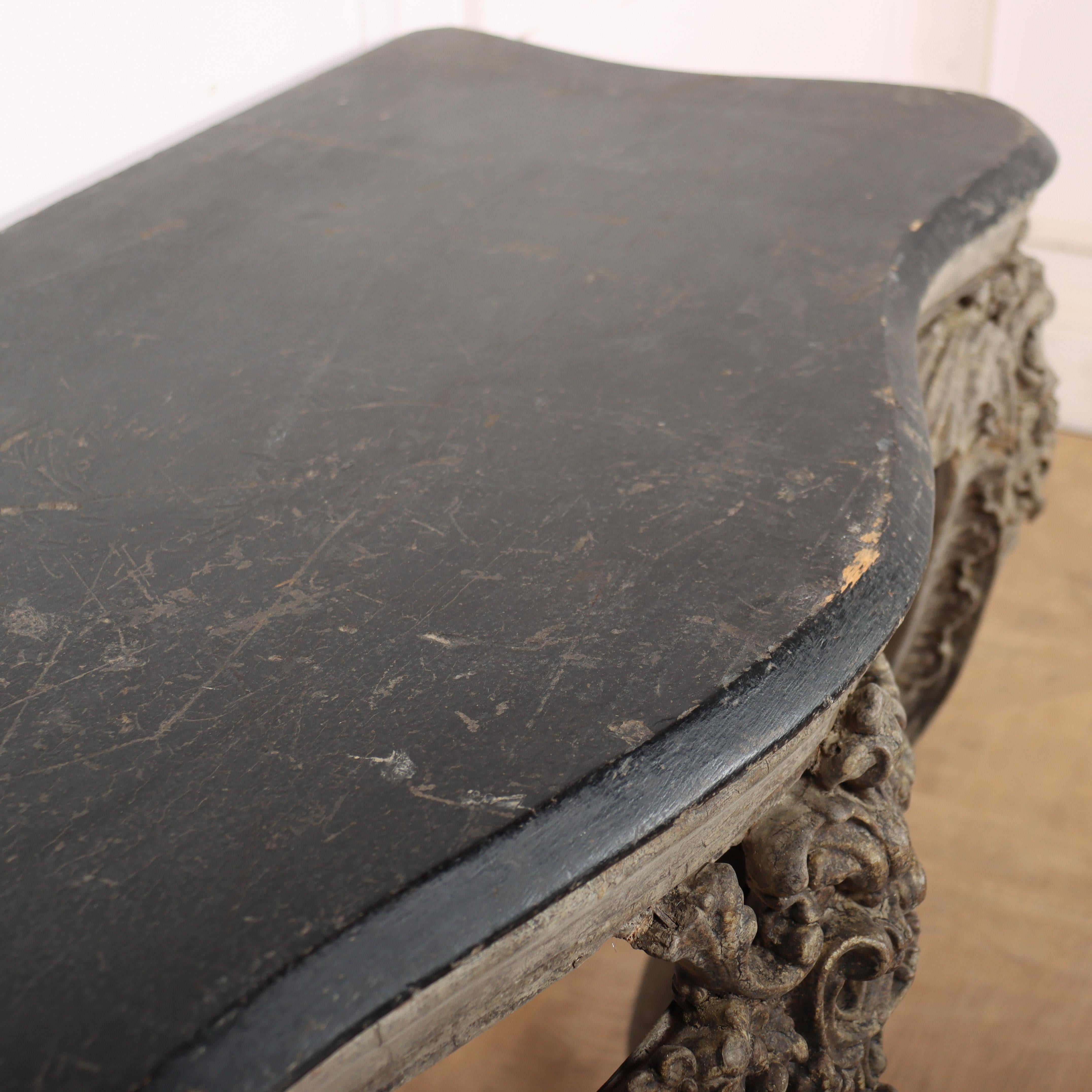 Table console italienne peinte en vente 4