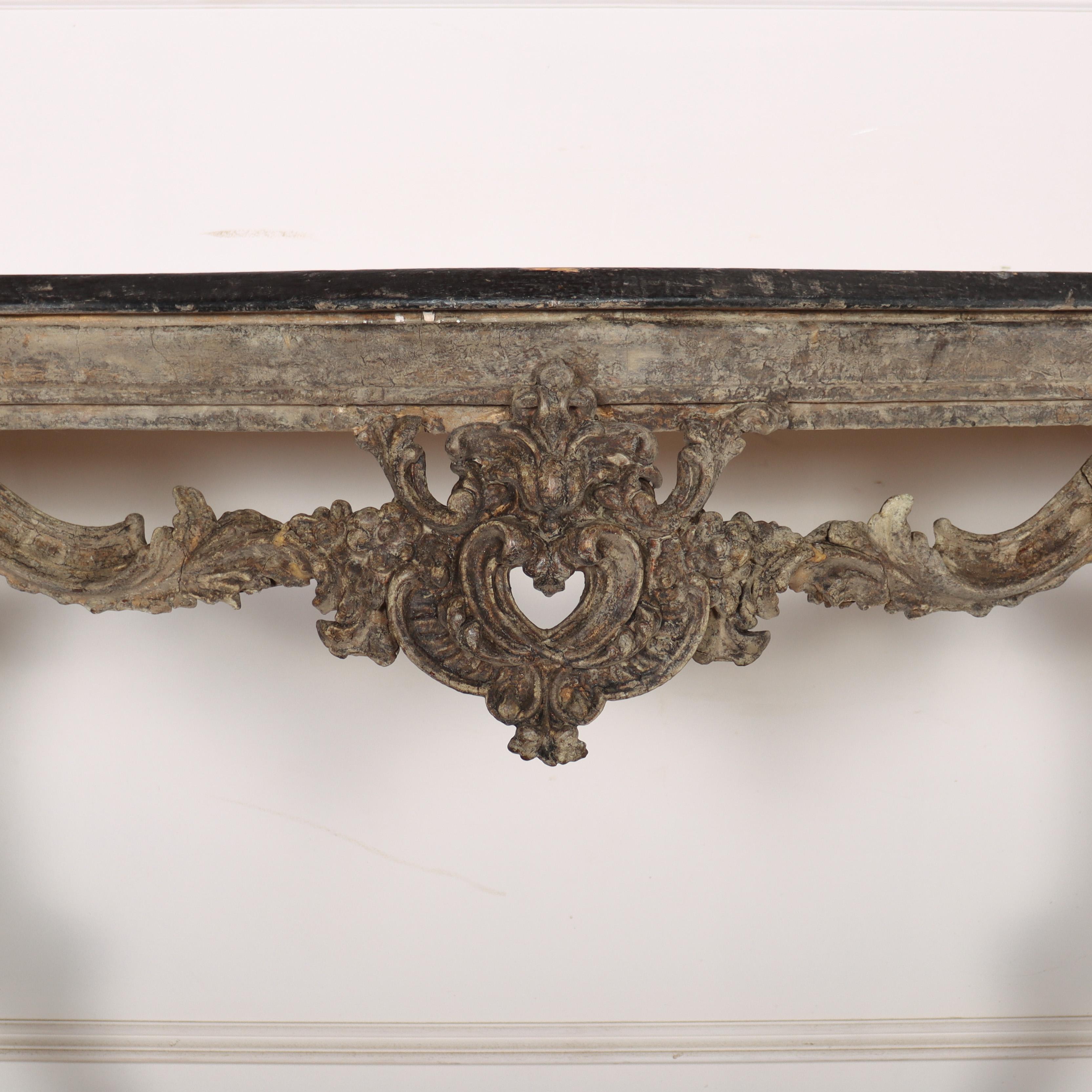 Peint Table console italienne peinte en vente
