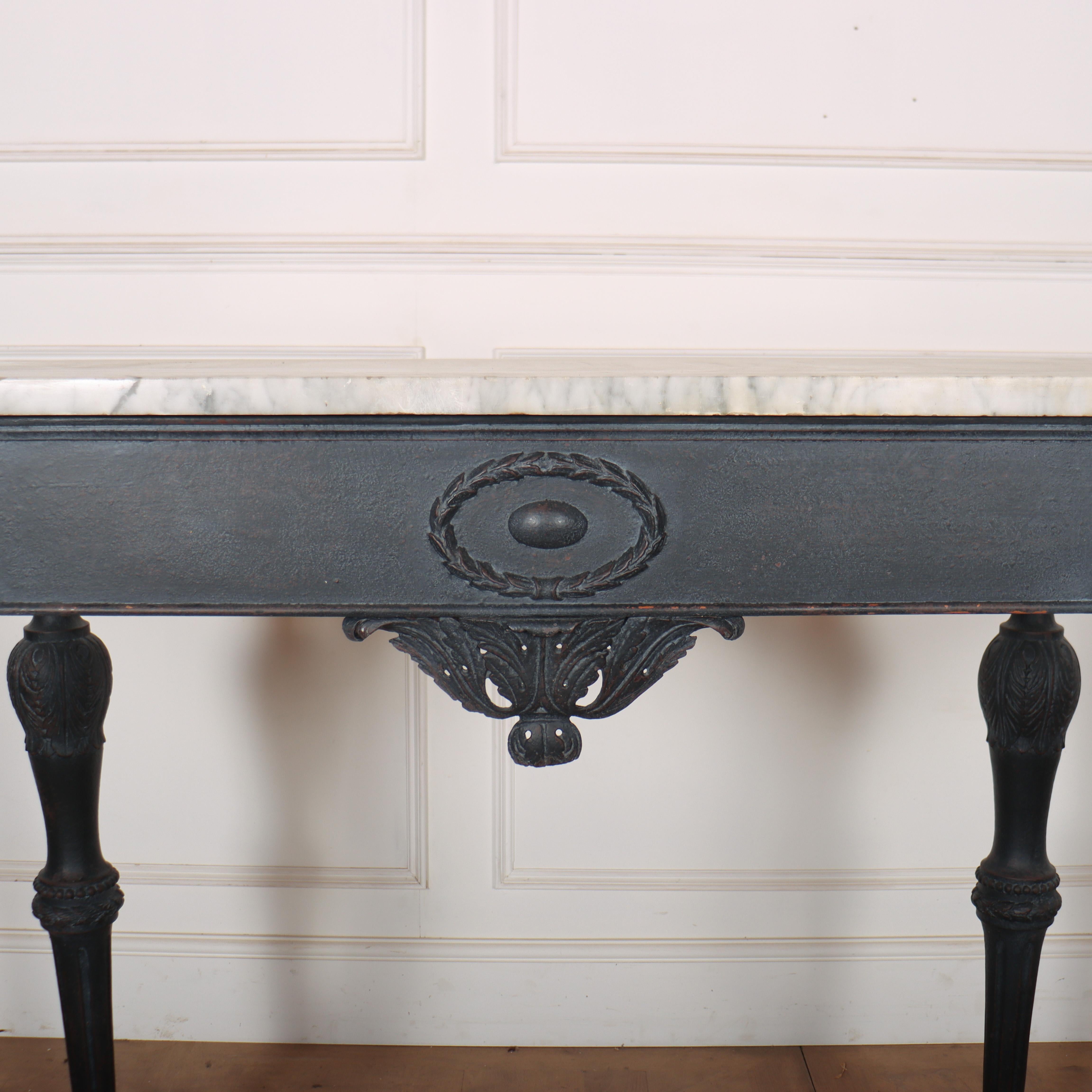 Italian Painted Console Table In Good Condition For Sale In Leamington Spa, Warwickshire