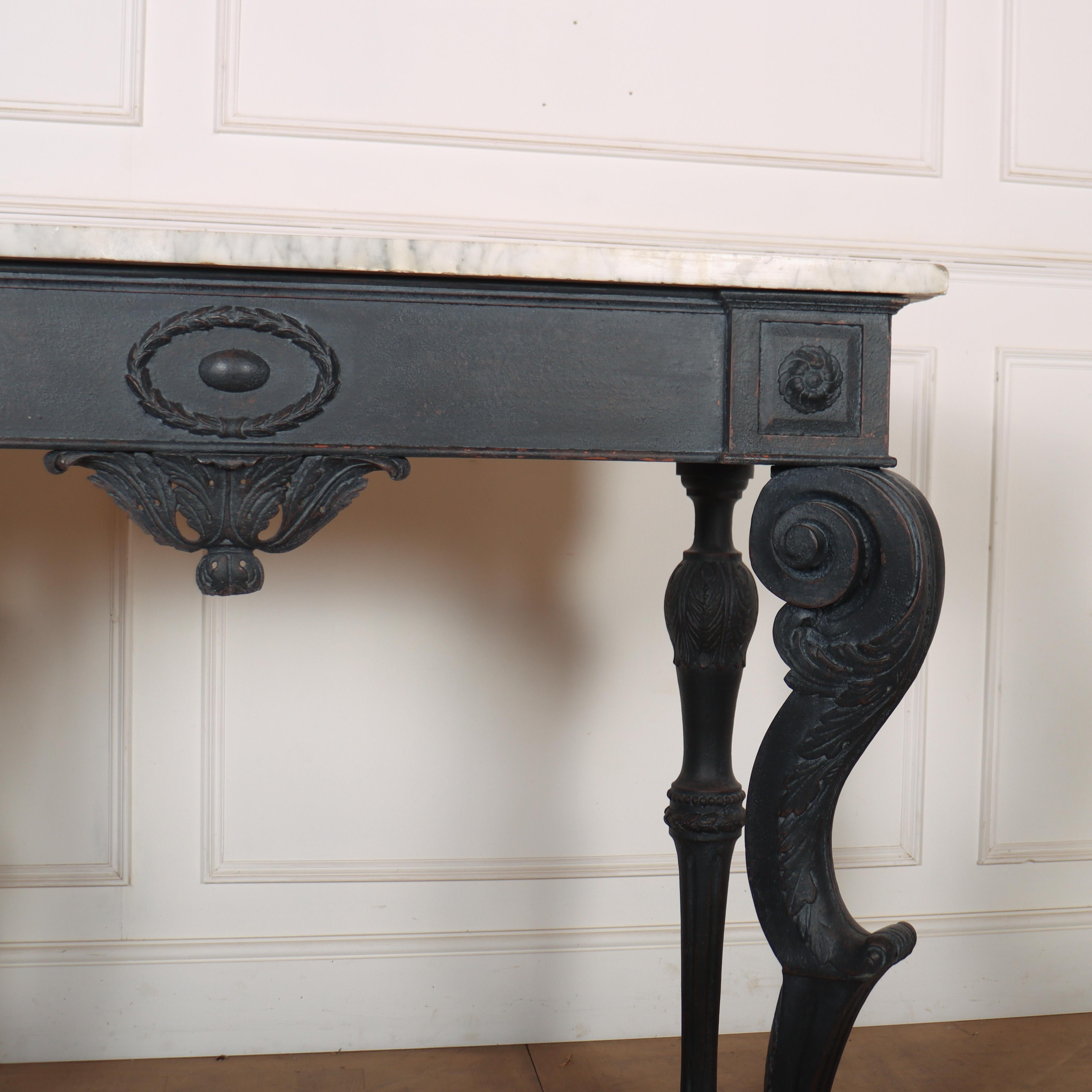 19th Century Italian Painted Console Table For Sale