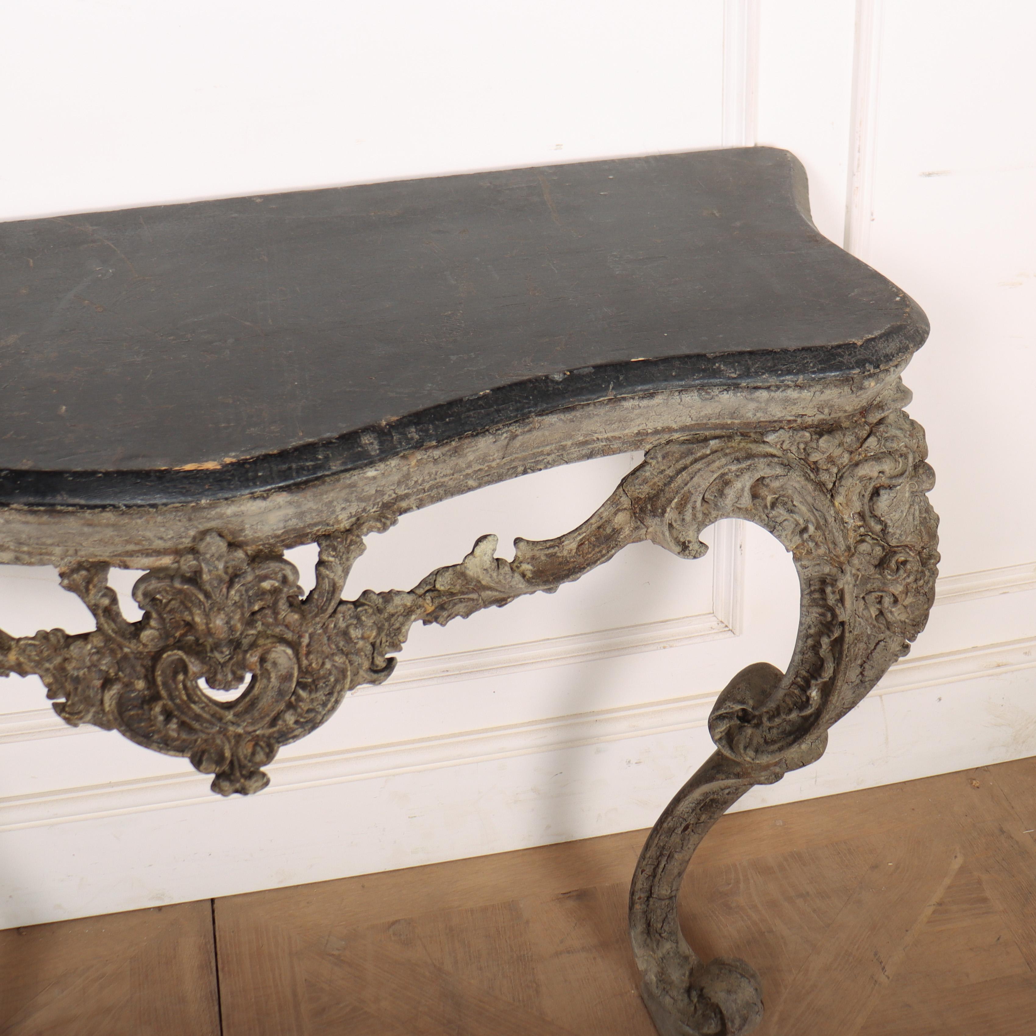 Table console italienne peinte en vente 3