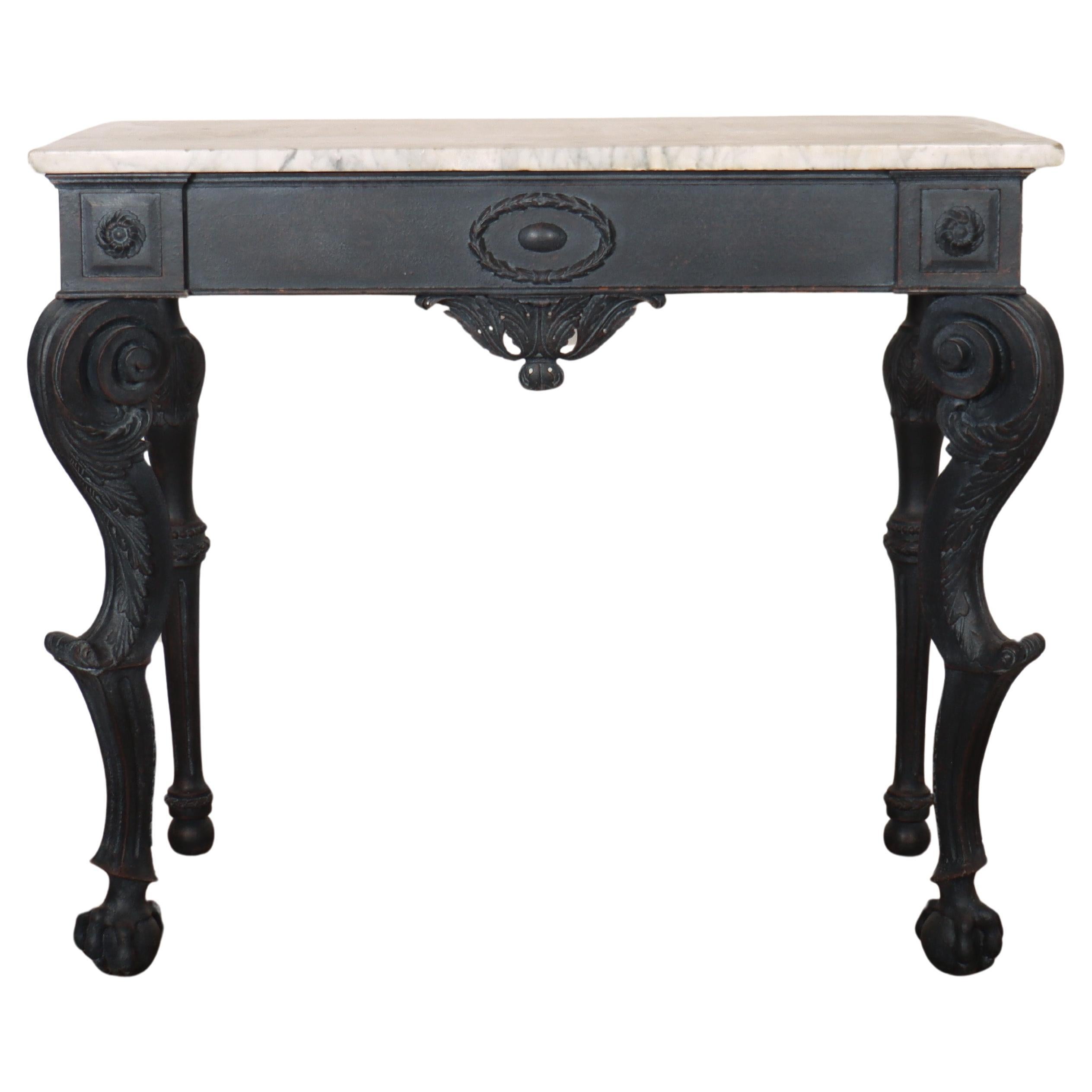Italian Painted Console Table For Sale