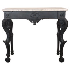 Antique Italian Painted Console Table