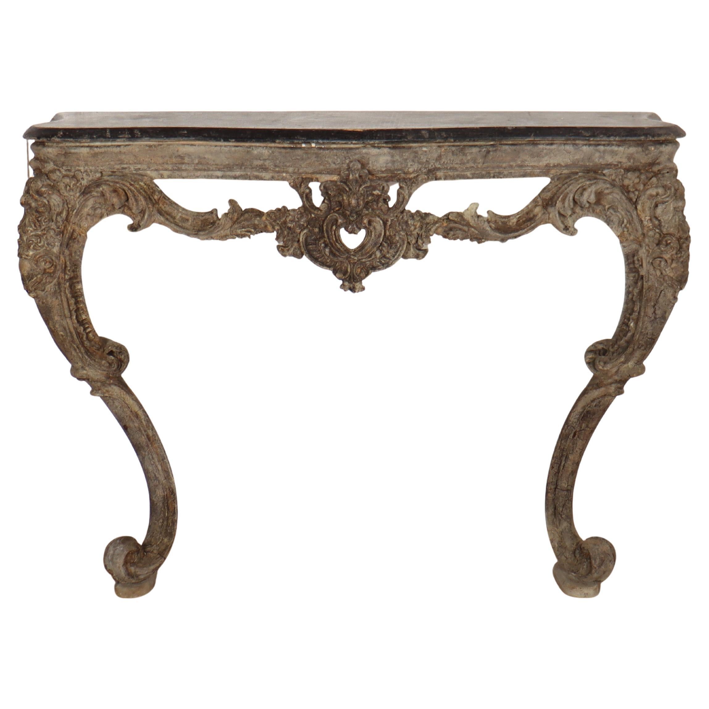 Consola italiana pintada
