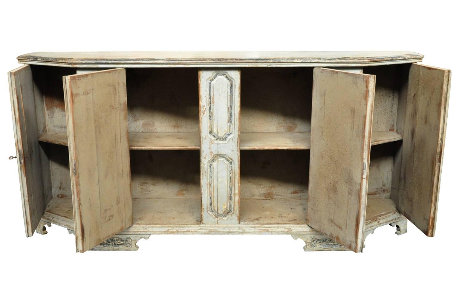 20th Century Italian Painted Credenza