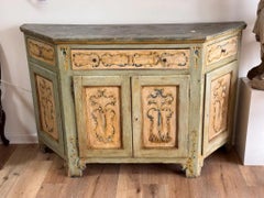 Italian Painted Florentine Credenza, Late 18th Century
