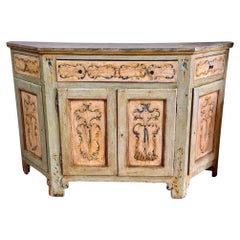 Italian Painted Florentine Credenza, Late 18th Century