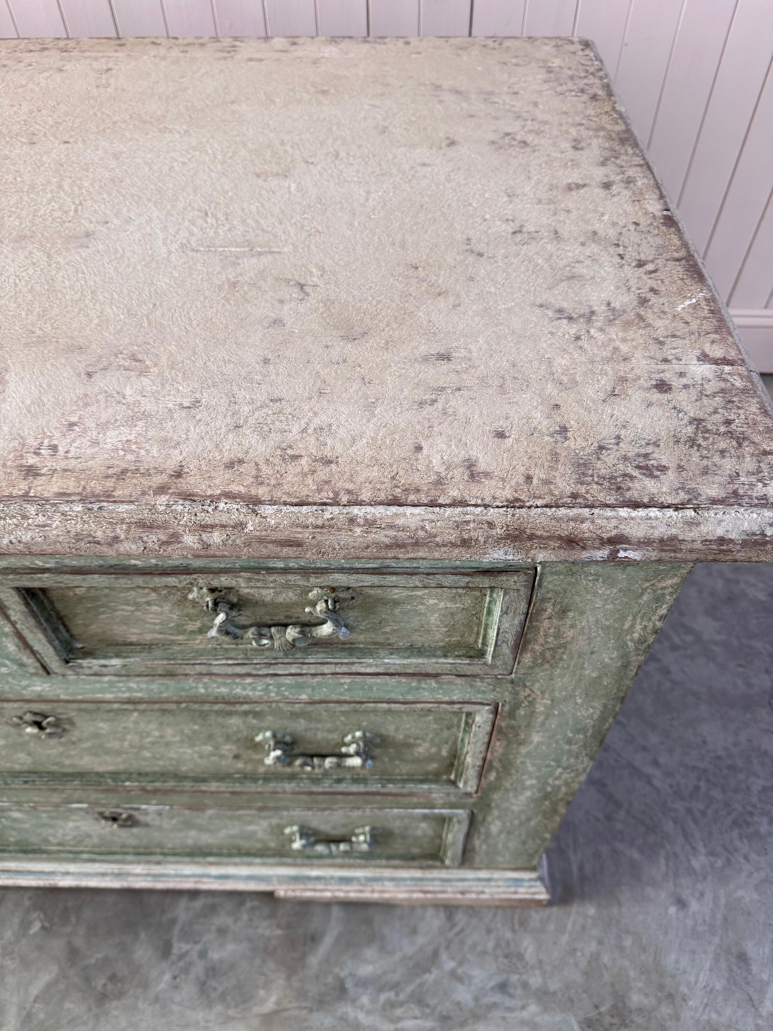 Italian Painted Kitchen Island For Sale 9