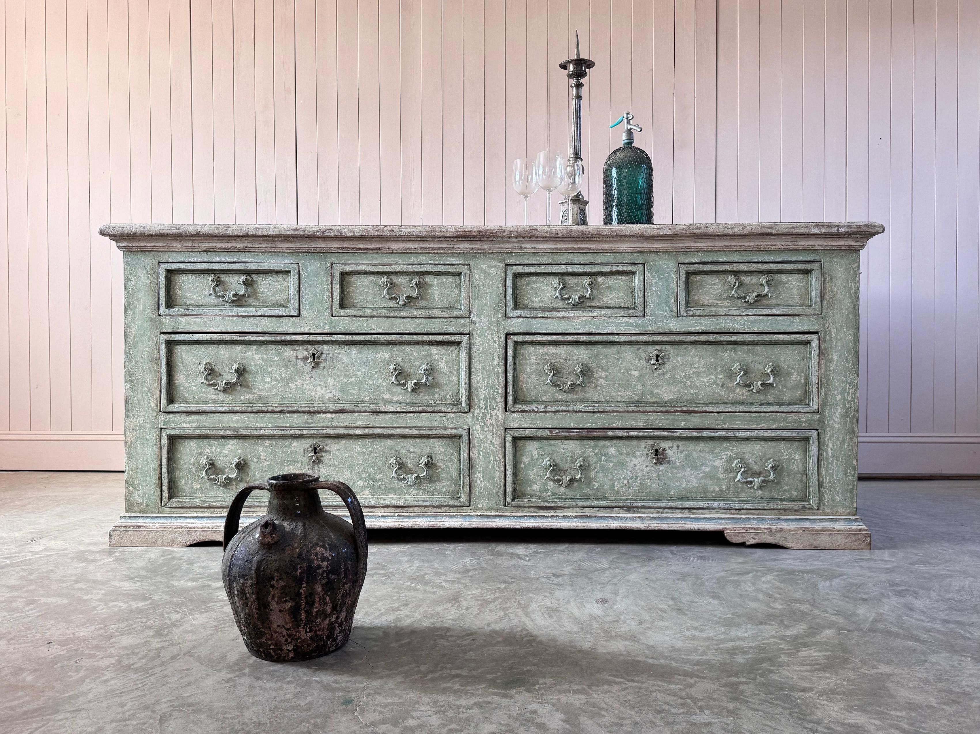 Italian Painted Kitchen Island For Sale 10