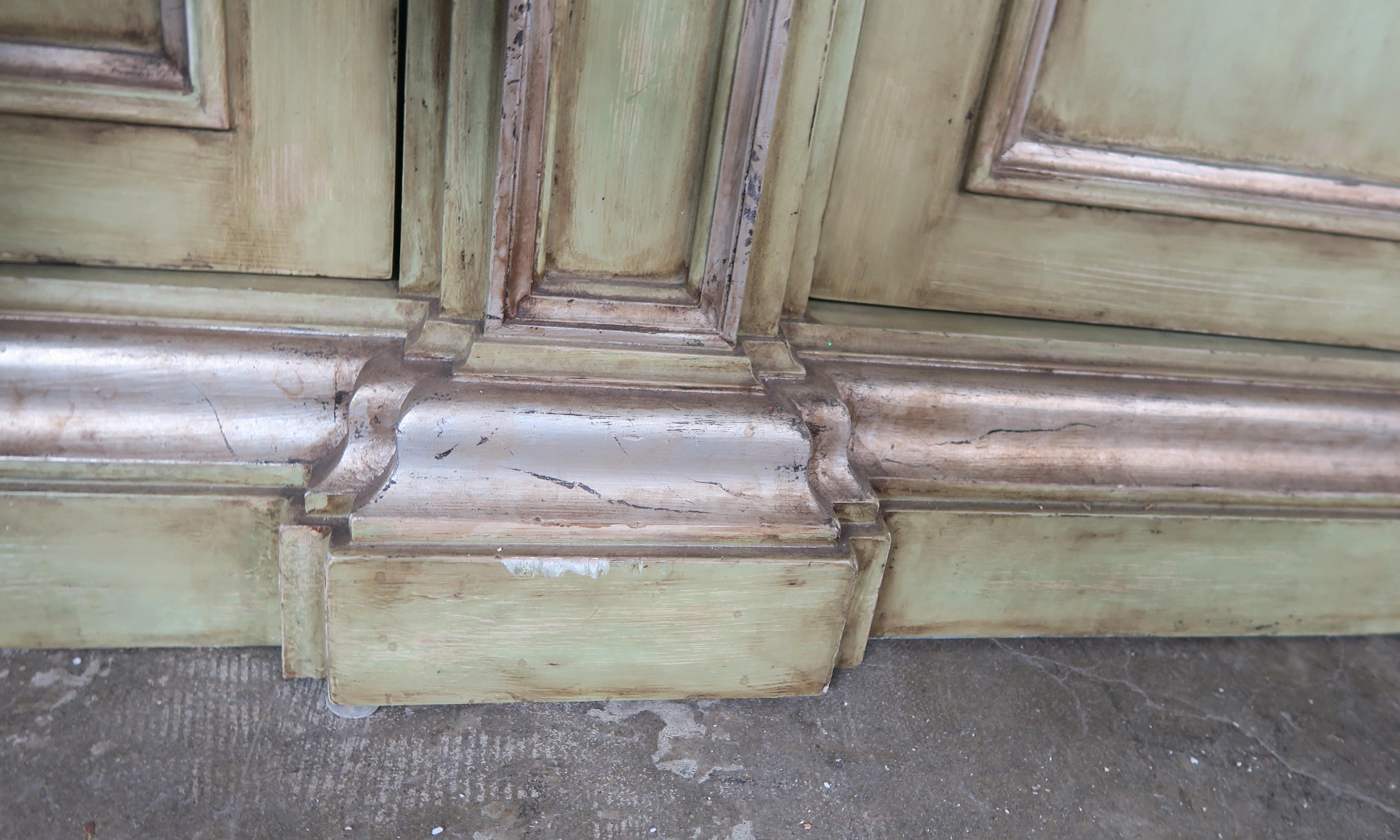 Italian Painted Neoclassical Style Painted and Credenza 4