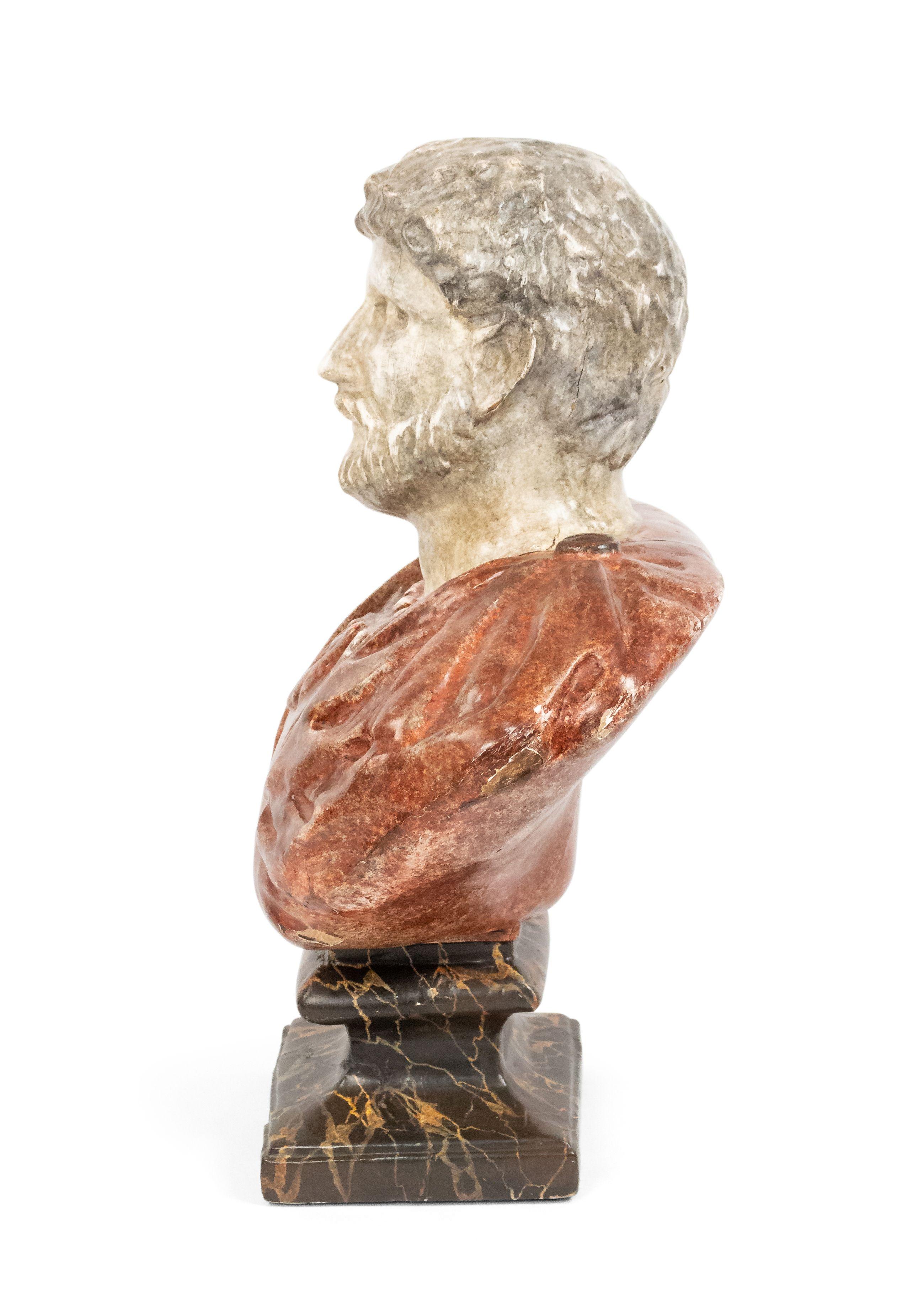 Busto de emperador romano pintado a la italiana en venta 3