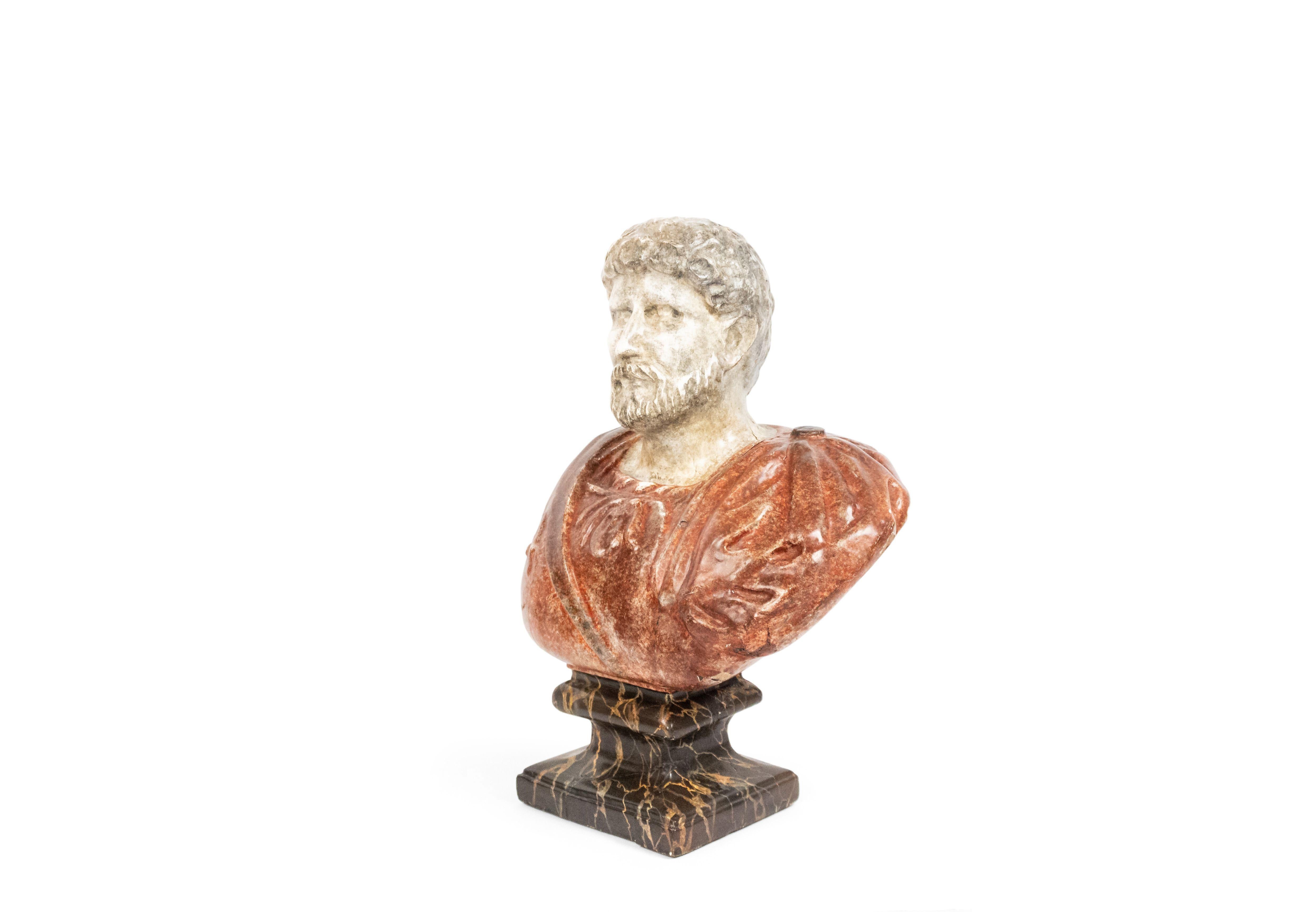 Busto de emperador romano pintado a la italiana en venta 4