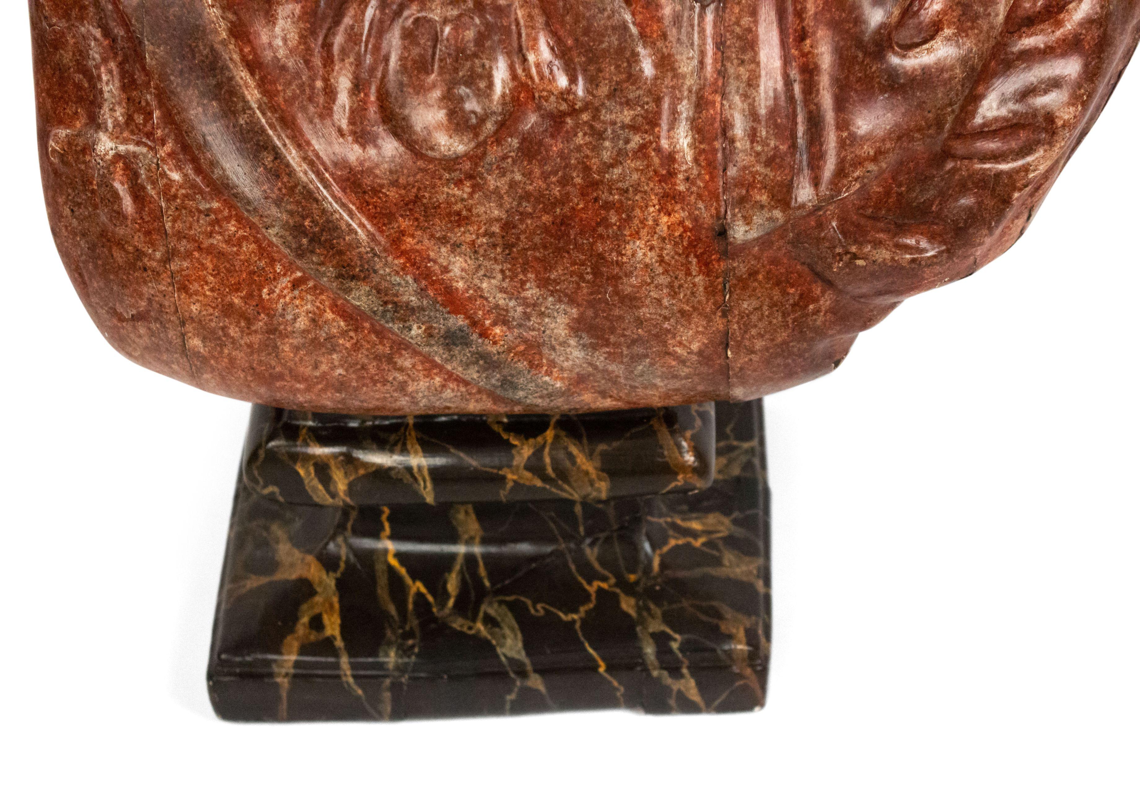 Busto de emperador romano pintado a la italiana Neoclásico en venta