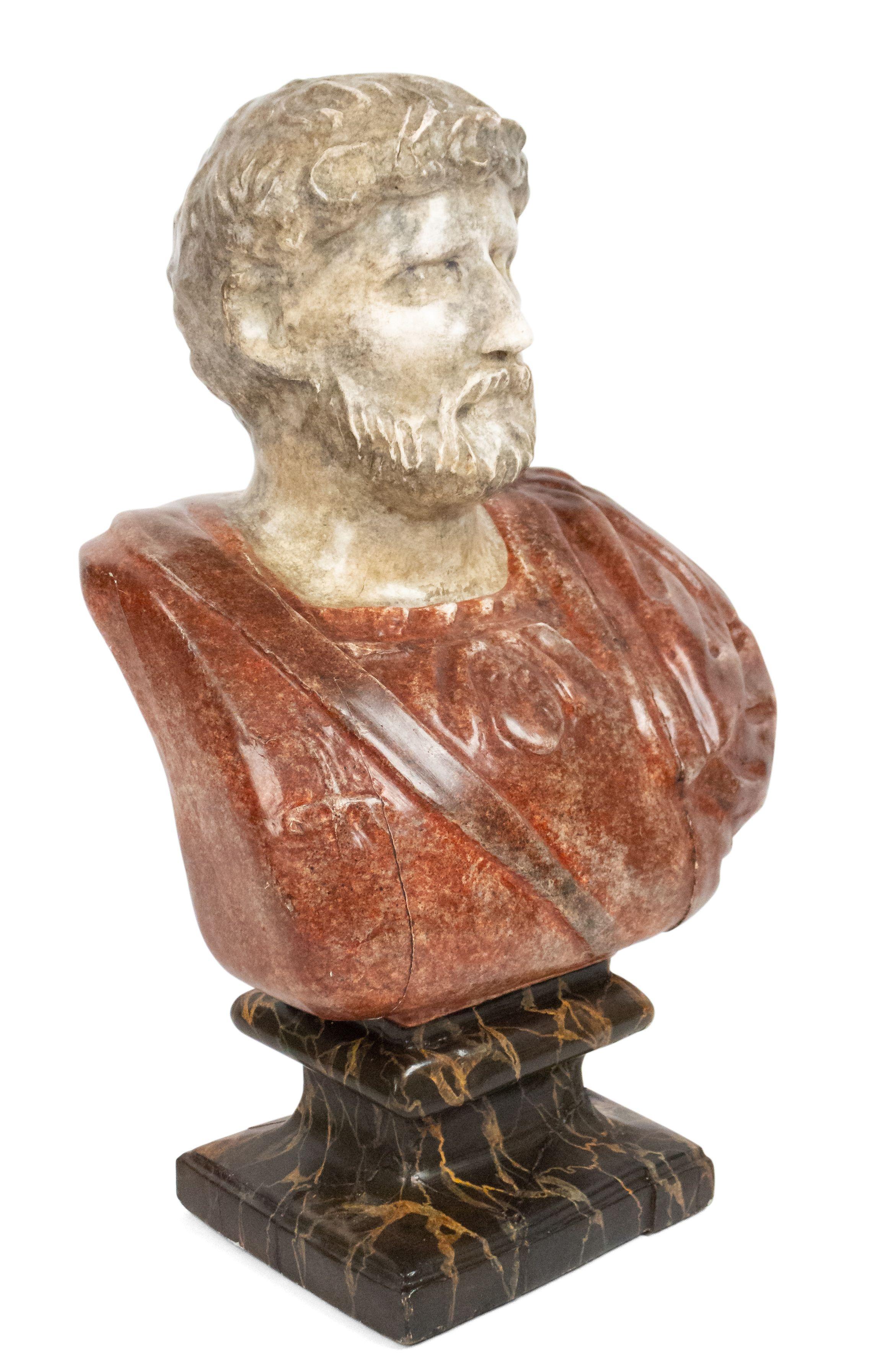 Busto de emperador romano pintado a la italiana Pintado en venta