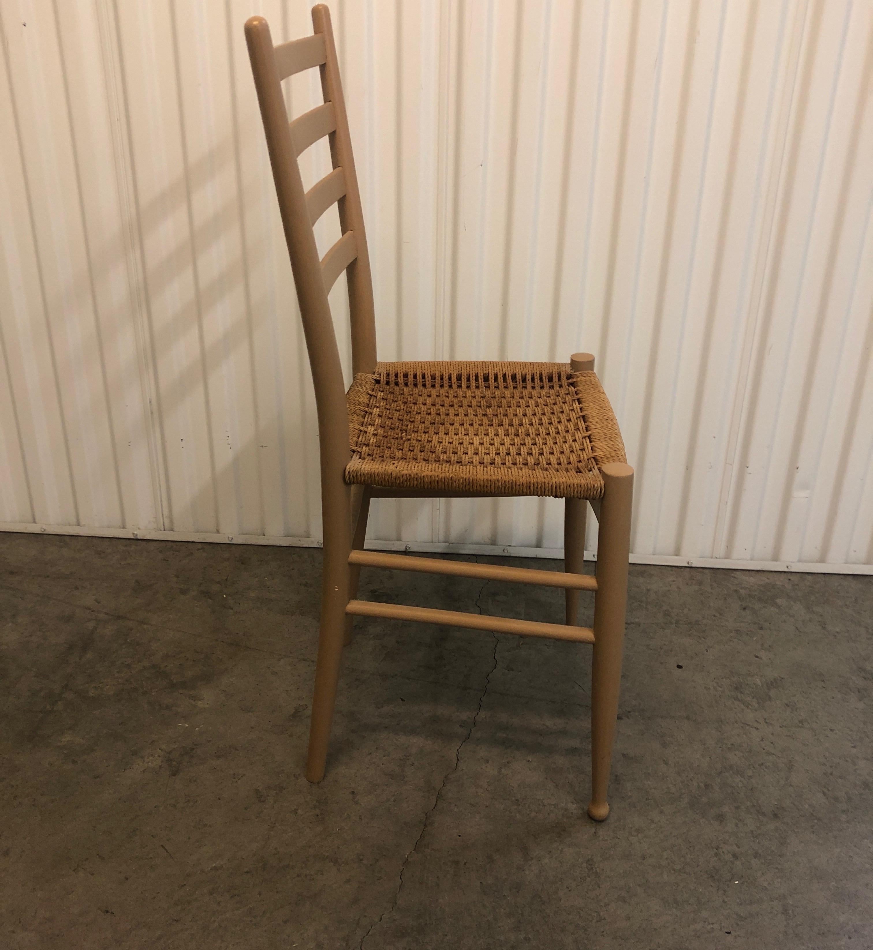 italian ladder back chairs