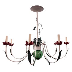 Italian Painted Tole Chandelier