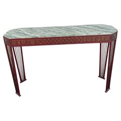 Italian Painted Tole Console Table