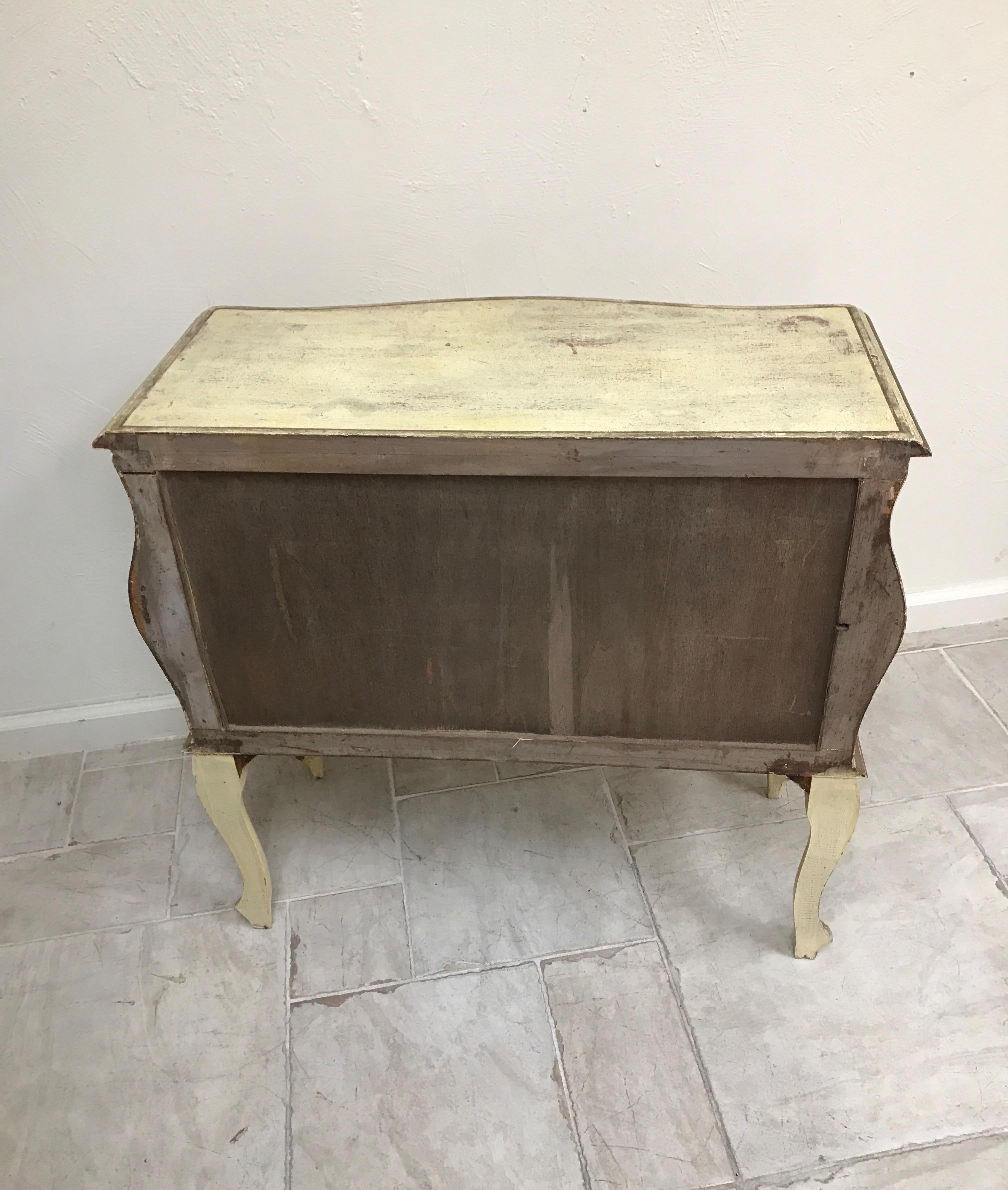 20th Century Italian Painted Two-Drawer Commode