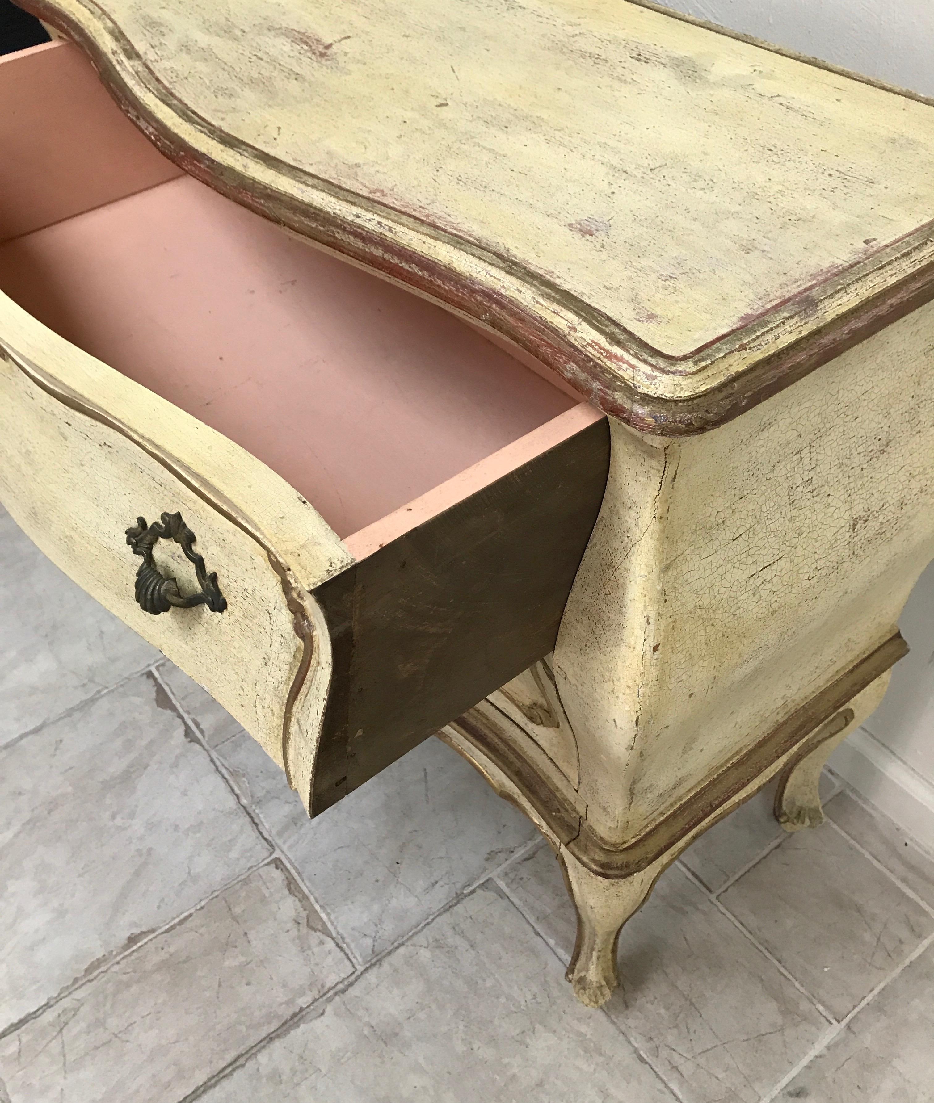 Italian Painted Two-Drawer Commode 1