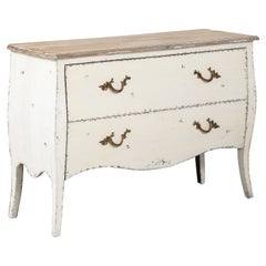 Italian Painted Two-Drawer Rococo Commode