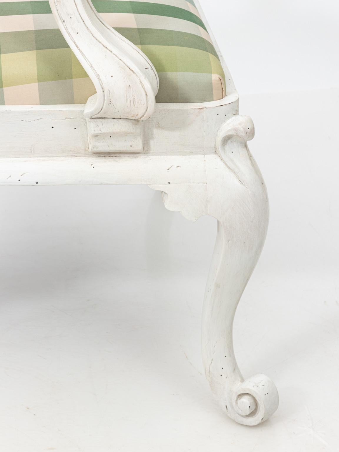 Italian Painted Upholstered Armchair 4