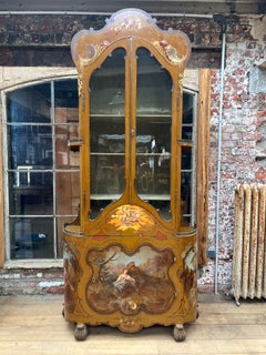 Italian Painted Vitrine, Early 20th Century