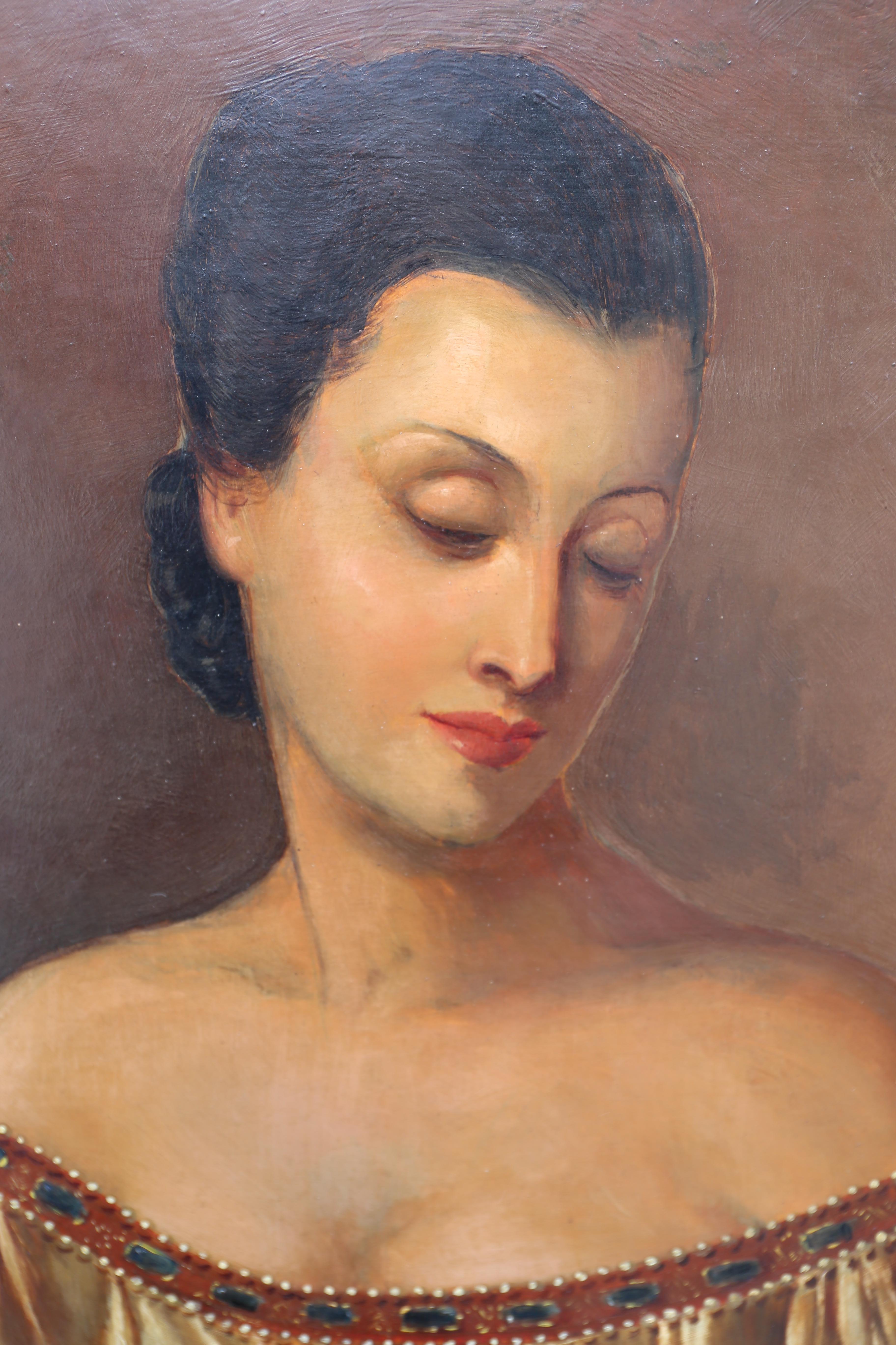 XIX secolo Pittura italiana di Madonna & Child in vendita