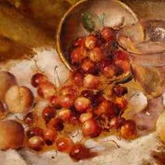 Italian Painting Signed A. Schiaffino Still Life, 20th Century