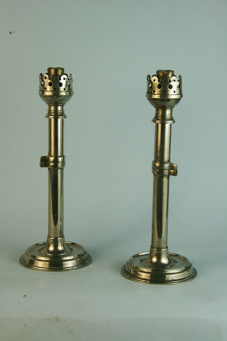Italian Pair Candle Sticks/Wall Candle Sconces 1960's For Sale at 1stDibs