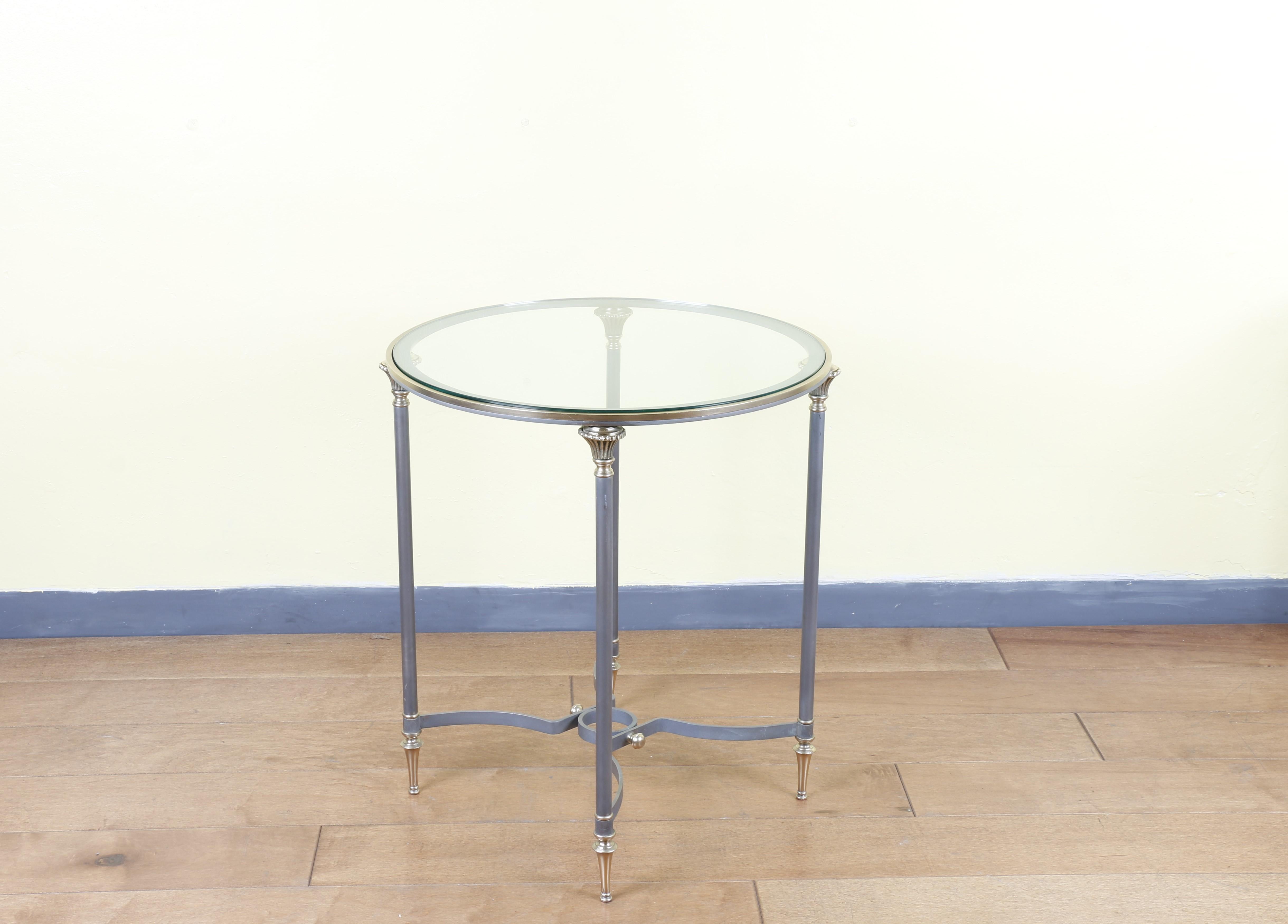 Hollywood Regency Italian Pair of 1970’s Side Tables For Sale