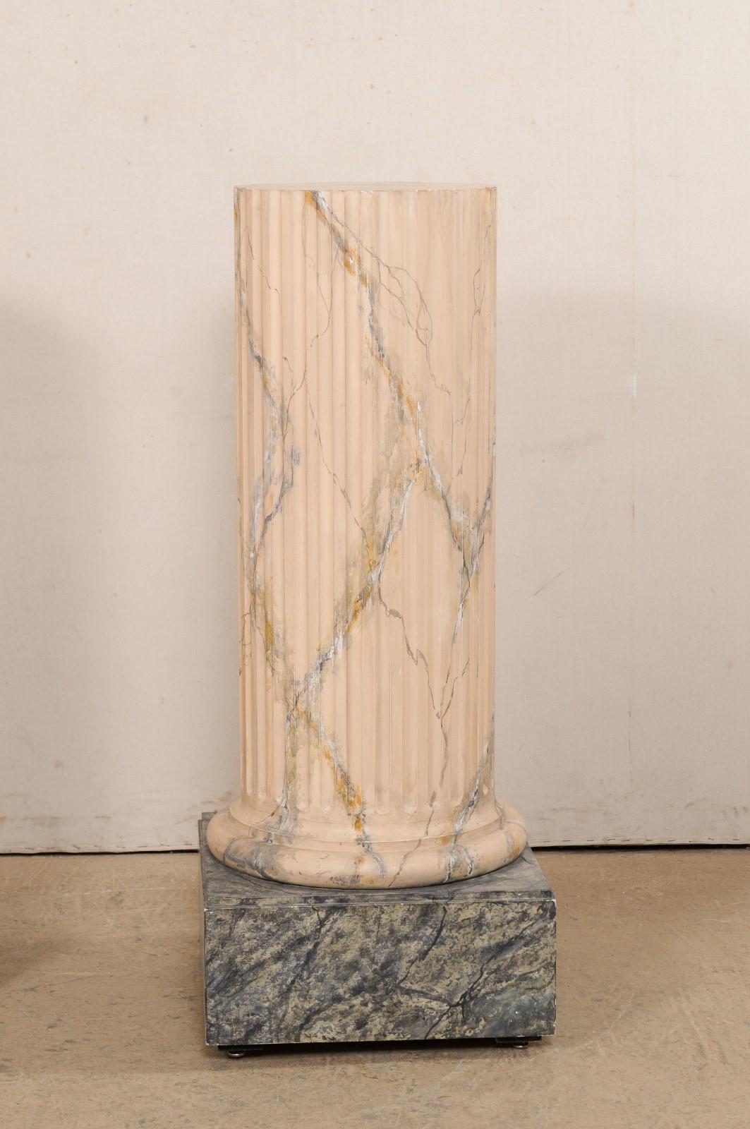 fluted marble