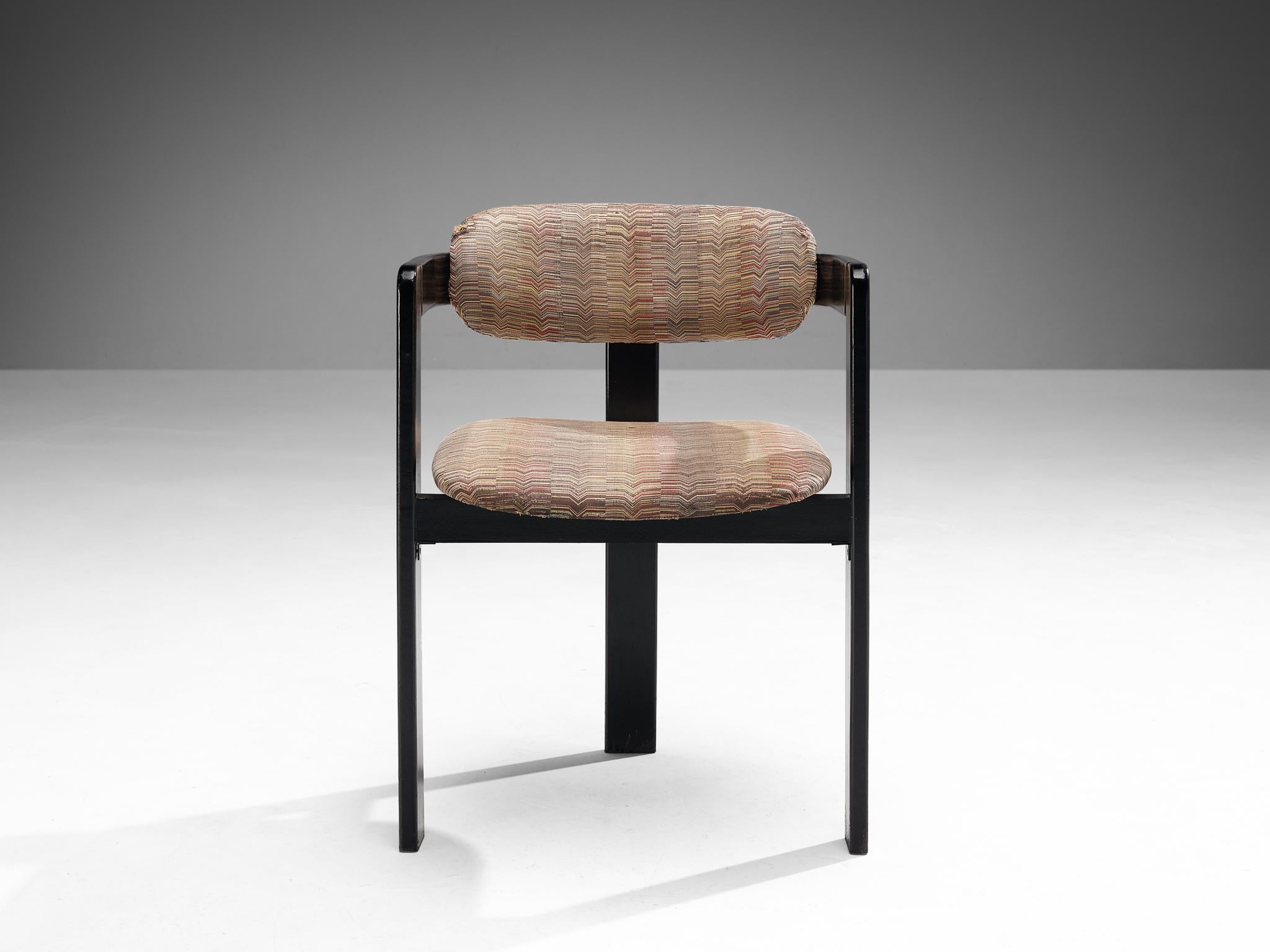 Italienisches Paar Sessel mit gebogenen Holzrahmen  im Angebot 2