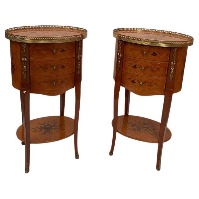 Italian Pair of Bedside For Sale