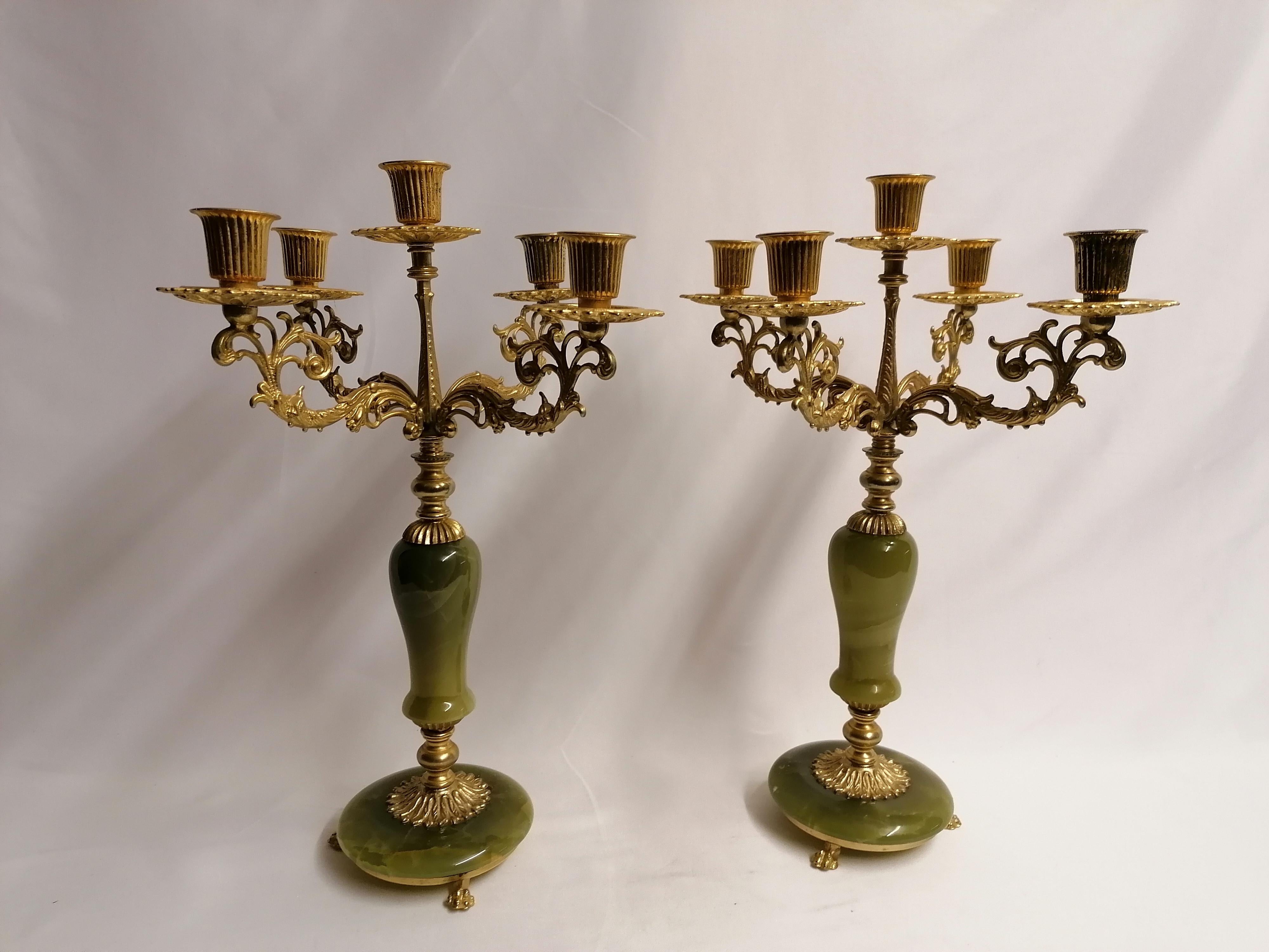 italian candle holders