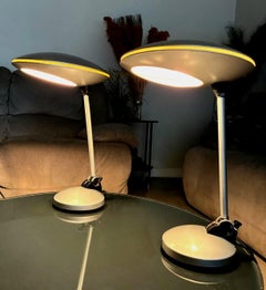 Italian Pair of Desk lamps in style of Fontana Arte