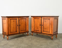 Italienisches Fruchtholz-Büffet-Paar